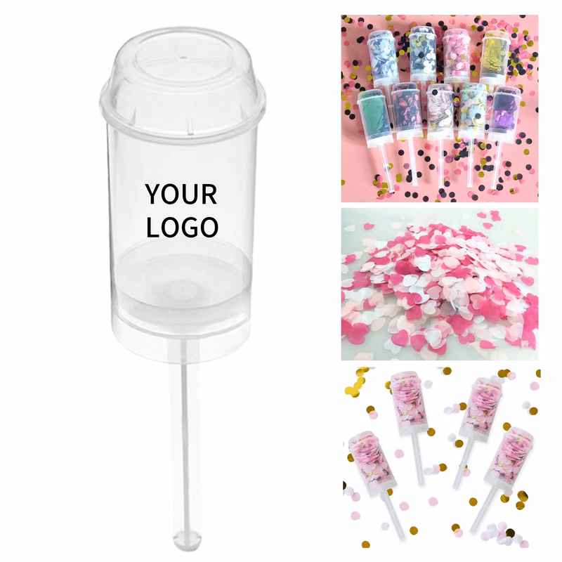 Plastic Confetti Tube