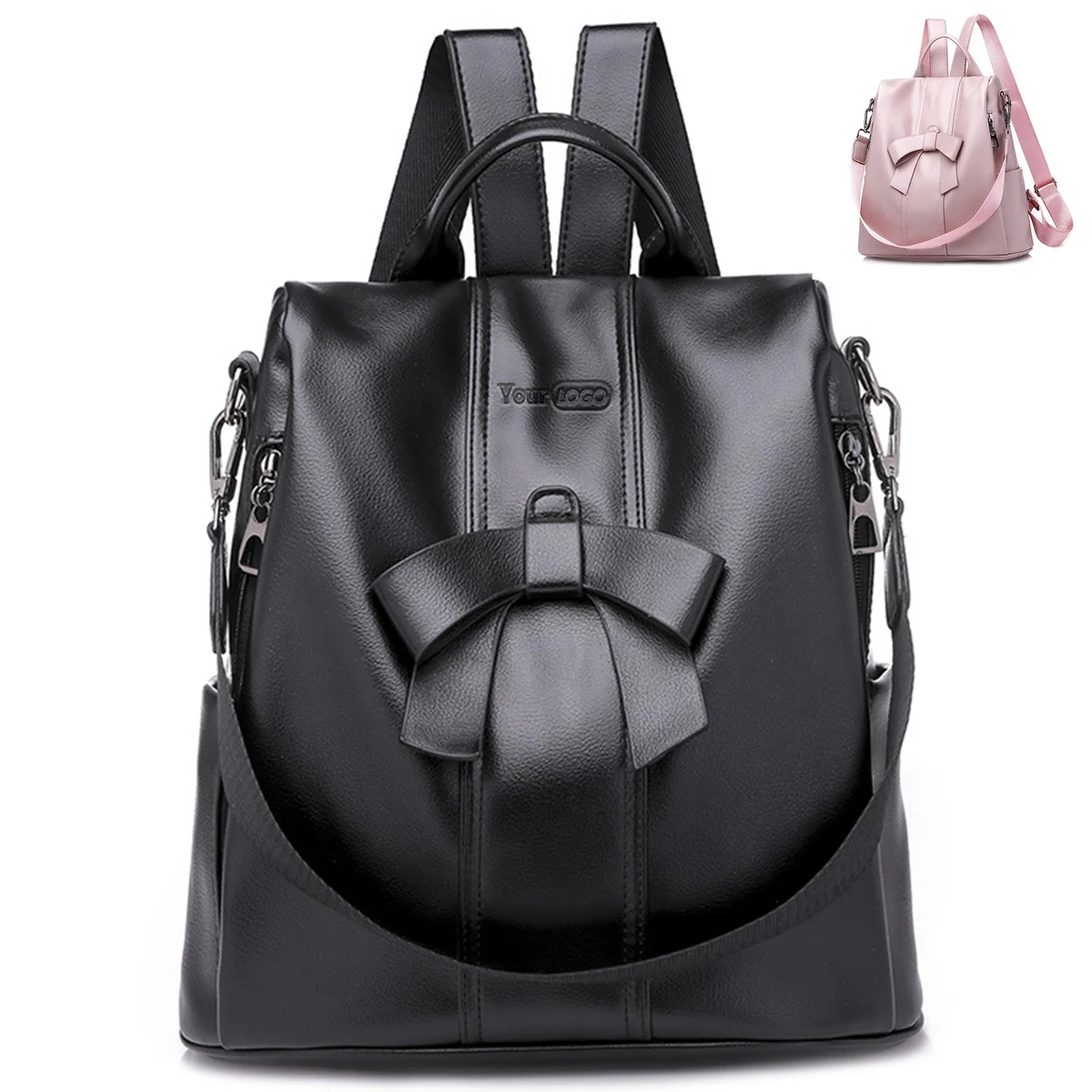 Fashion PU Leather Backpack for Women 1