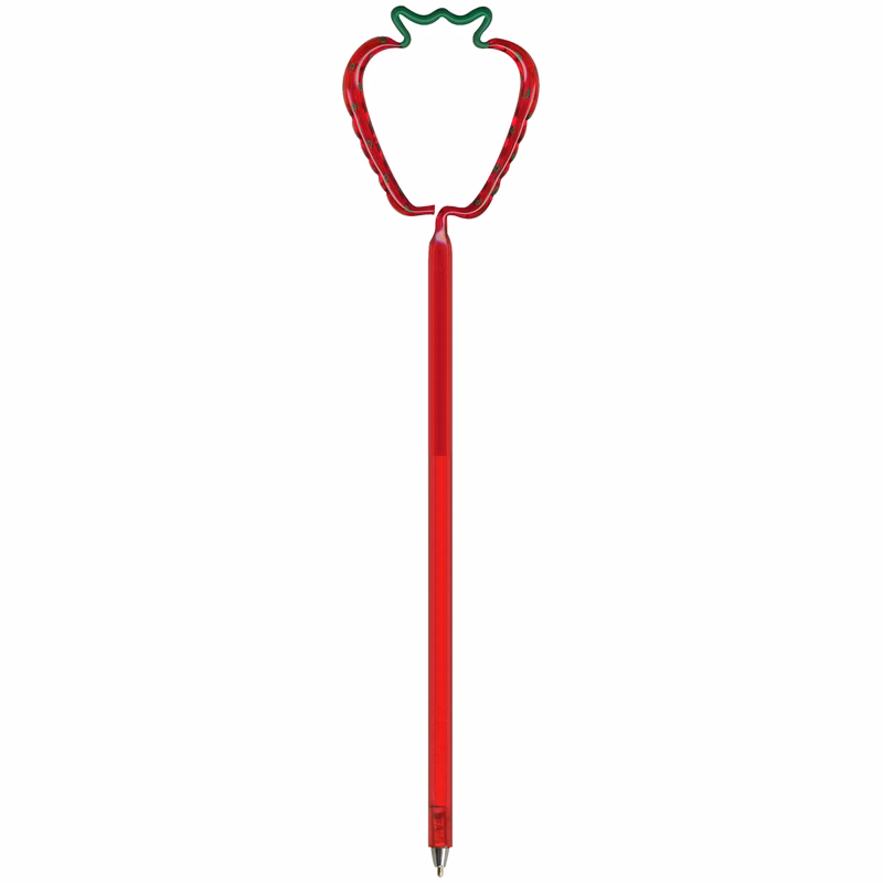 Strawberry Multi-Color Inkbend Standard, Bent Pen