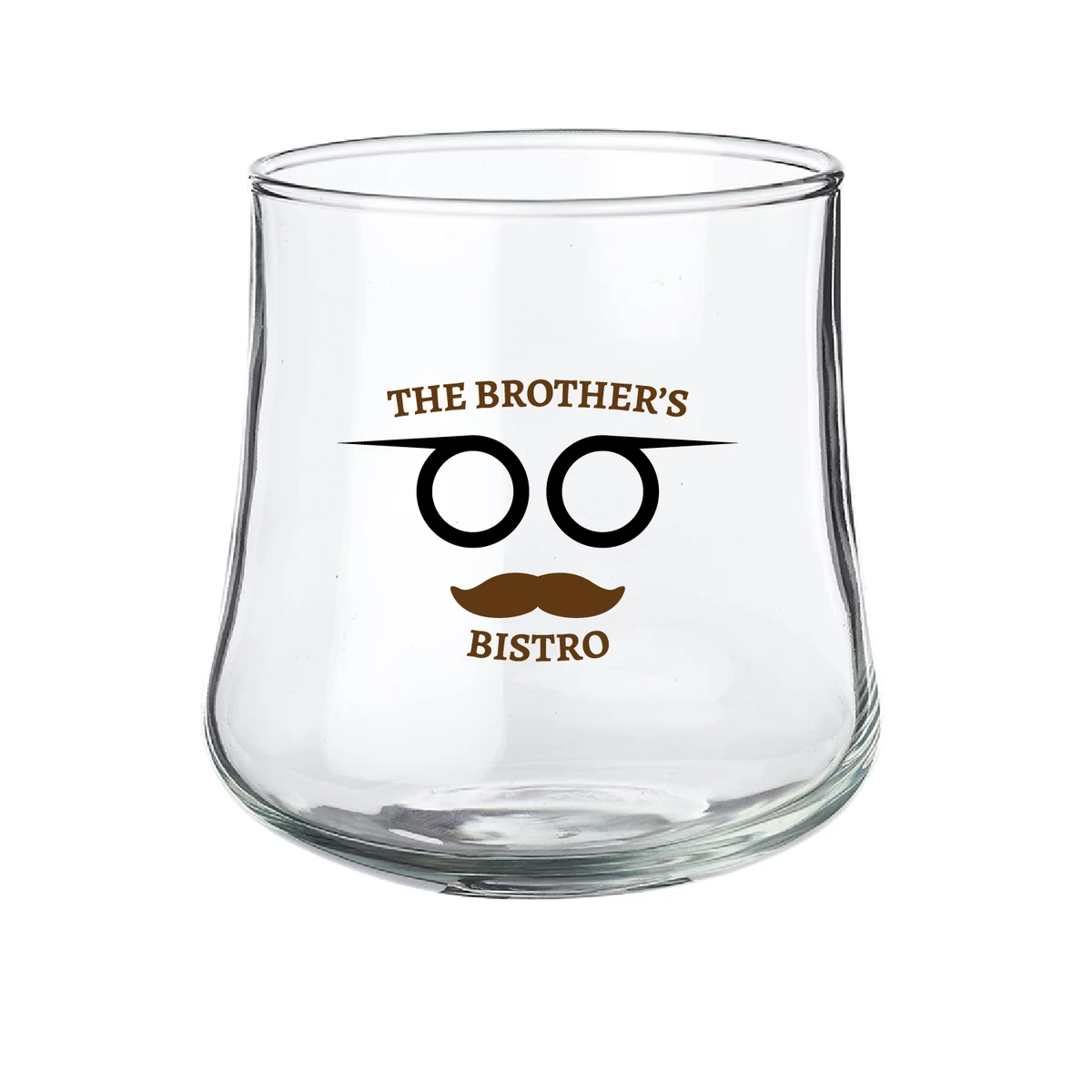 11 oz. Belle Stemless Glasses (2 Color Imprint) 1