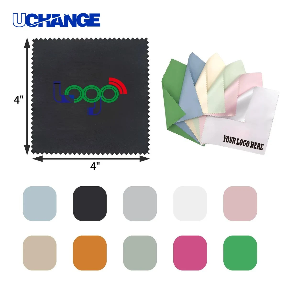 Eyewear 4x4 Microfiber Glasses Cleaning Wipe Accessory 1