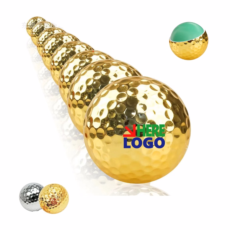 Gild Metal Golf Driving Range Ball Gold/Silver MOQ50