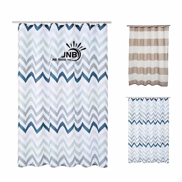 Digital Print Polyester Shower Curtain
