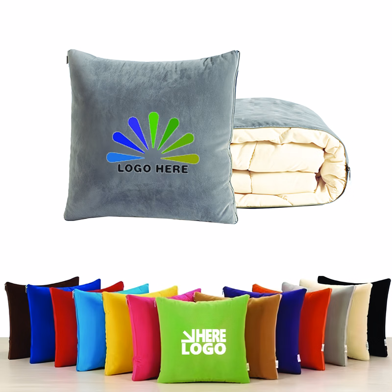 Full-Print Custom Cushion Blanket