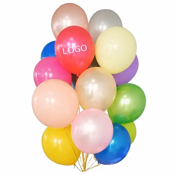 Custom Printed Latex Heart Balloons