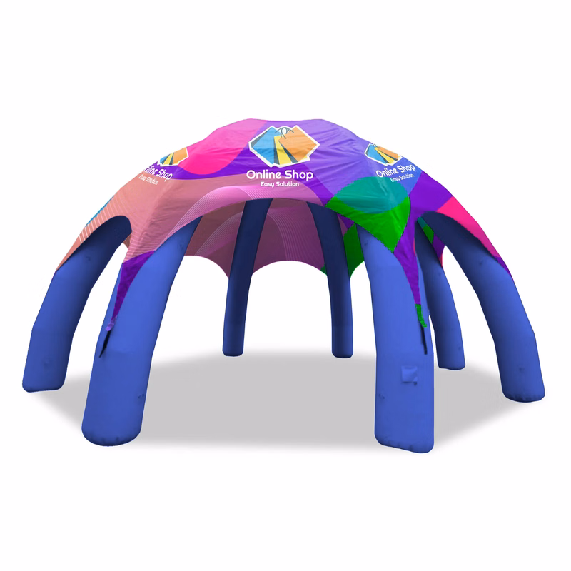 33' Custom Inflatable Spider Tent with 8 legs with Canopy
