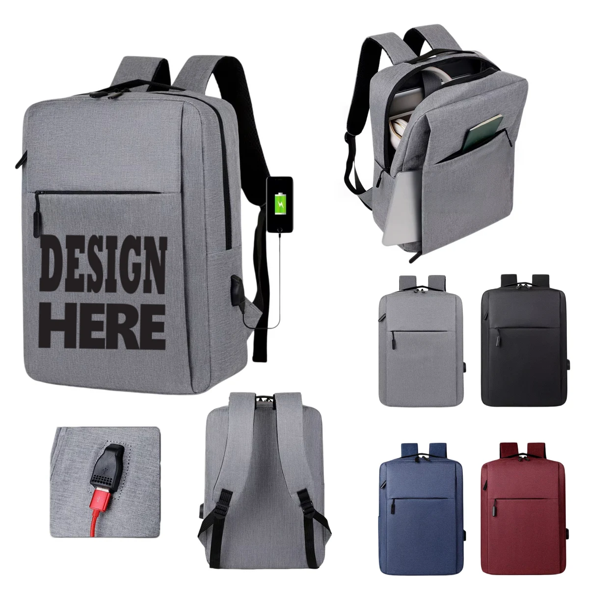 Versatile Laptop Backpack MOQ 20 1