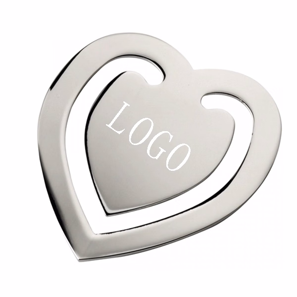 Metal Heart Bookmark