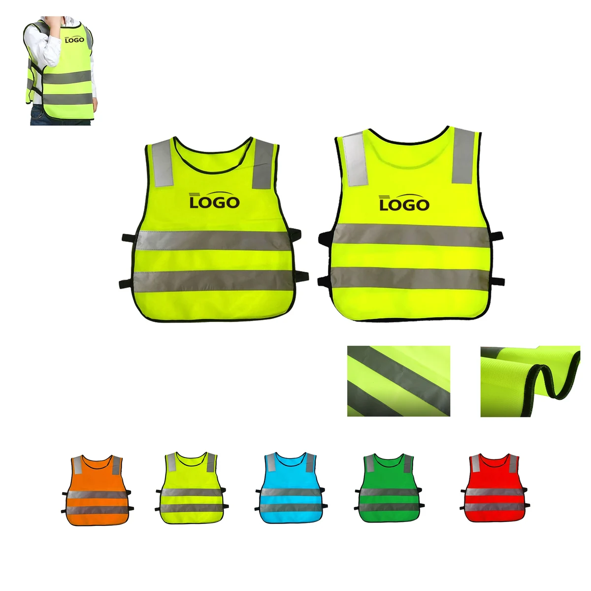 Reflective Safety Vest for Kids MOQ50 1