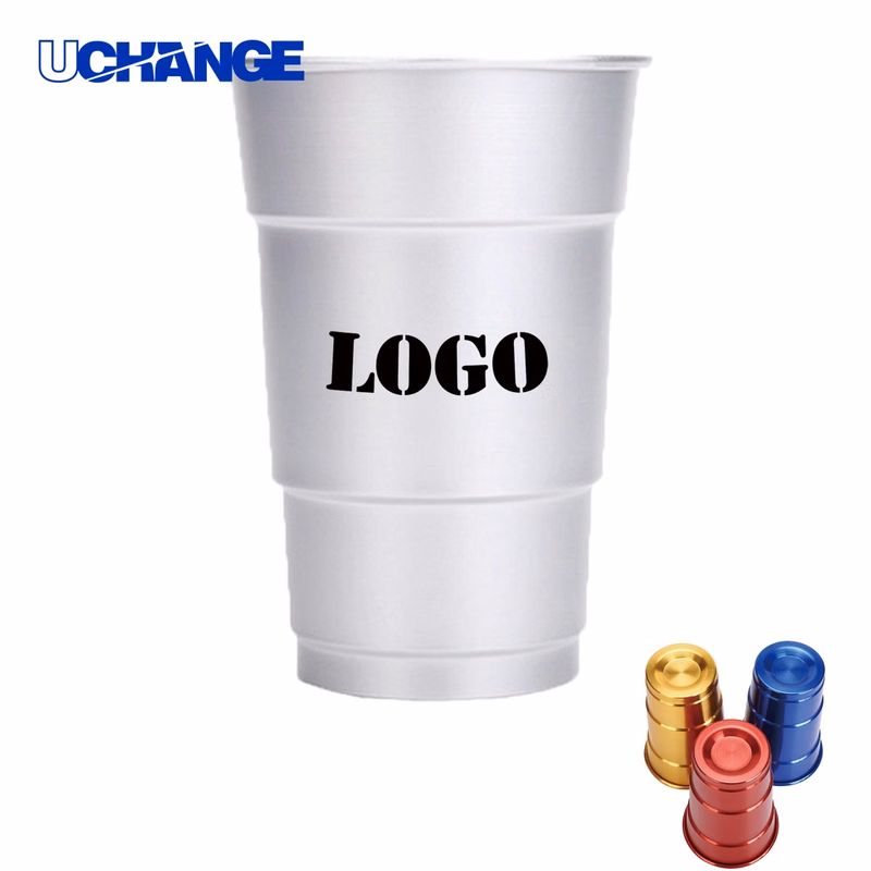 Recyclable Stadium Aluminum Cup Container (16 Oz)