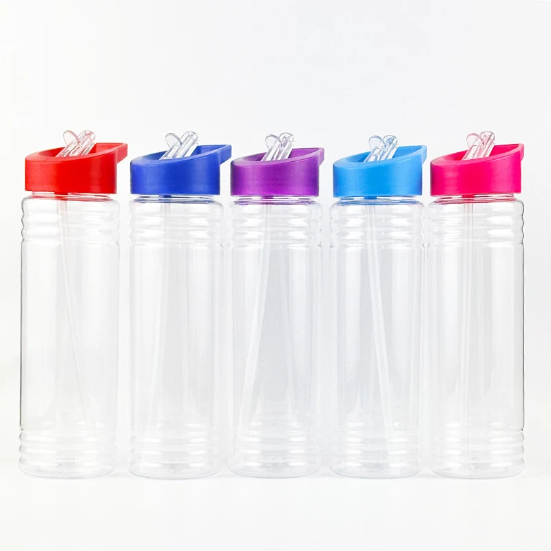 24 Oz. Slim Fit Water Bottle w/Flip Straw Lid 1