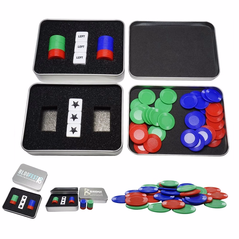 Custom Left Right Center Dice Set Board Game