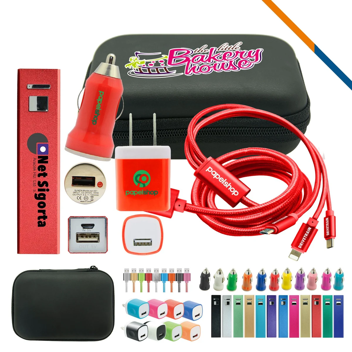 Geely Charging Set (4 in 1 Set) 2000Mah 1