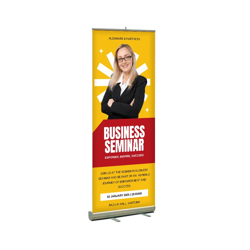 33"W x 80"H Monza™ Retractable Banner Stand, Hardware Only 1
