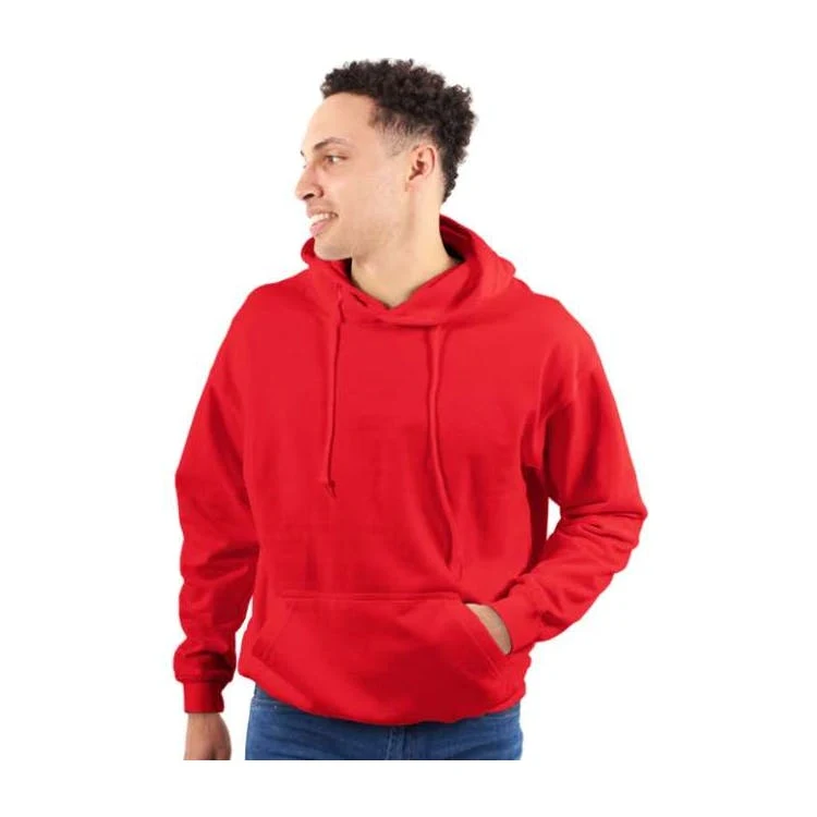 Adult Pullover Hoodies - Red S-XL 1