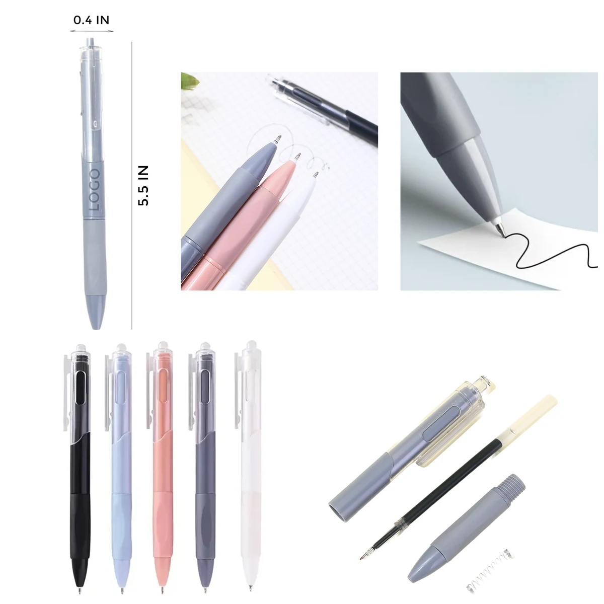 MOQ 10 PCS Versatile Click Ballpoint Pen 1