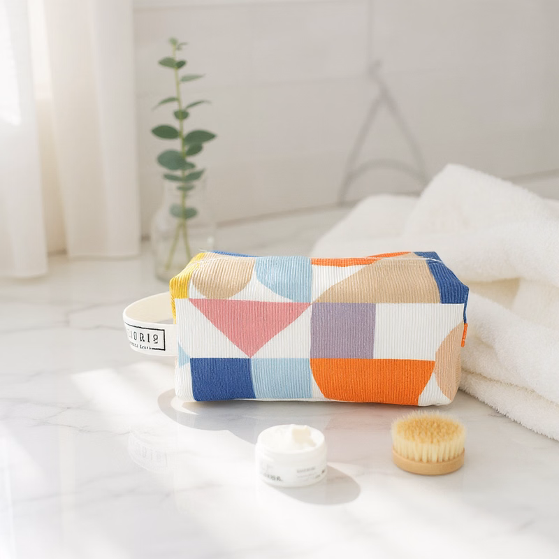 Sublimated Corduroy Dopp Kits
