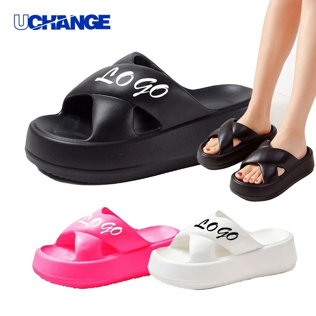 Thick-Soled Summer Beach Slippers for Outdoor Use 1