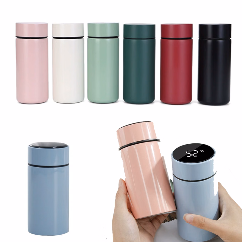6.8 Oz Portable Smart Temperature Display Thermos Bottle Custom