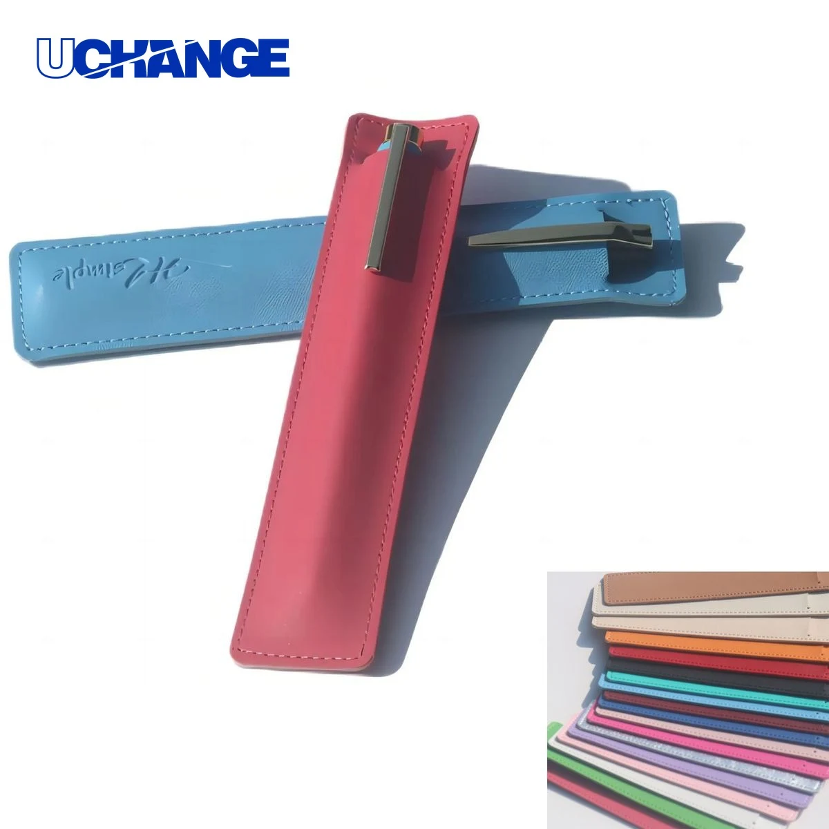 Genuine Leather Pen Pouch Organizer 1