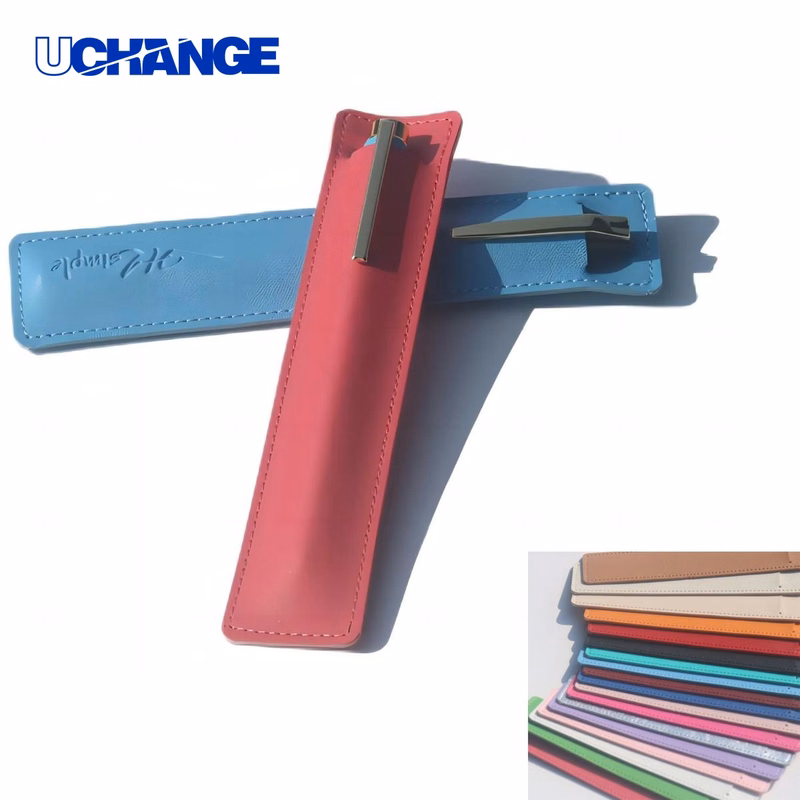 Genuine Leather Pen Pouch Organizer