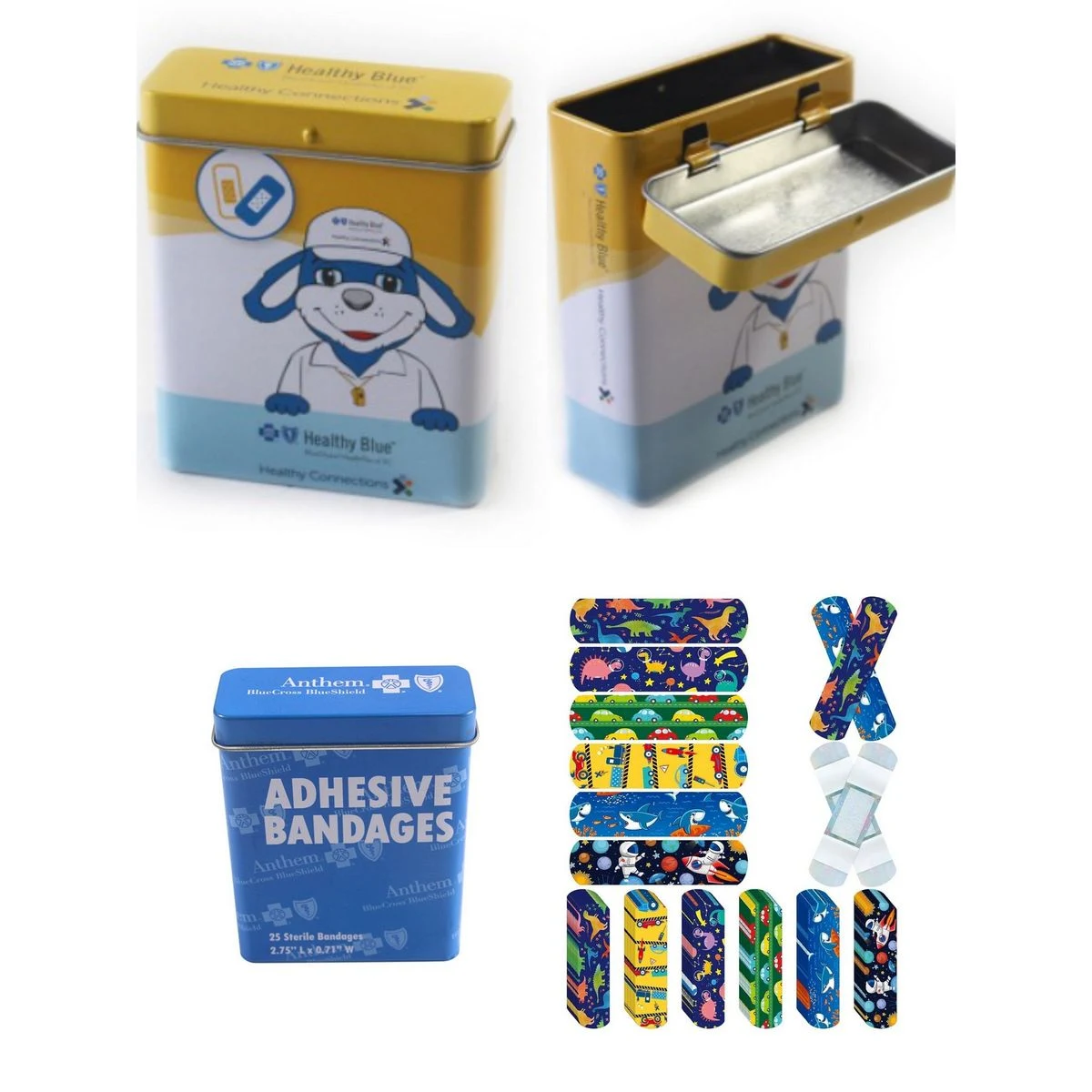 Tin Box With Funny Bandages 1
