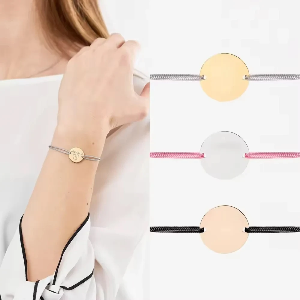 Unisex Metal Tag Bracelet 1