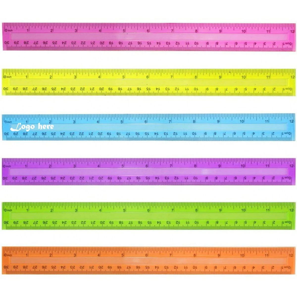 Colored Transparent Ruler 1