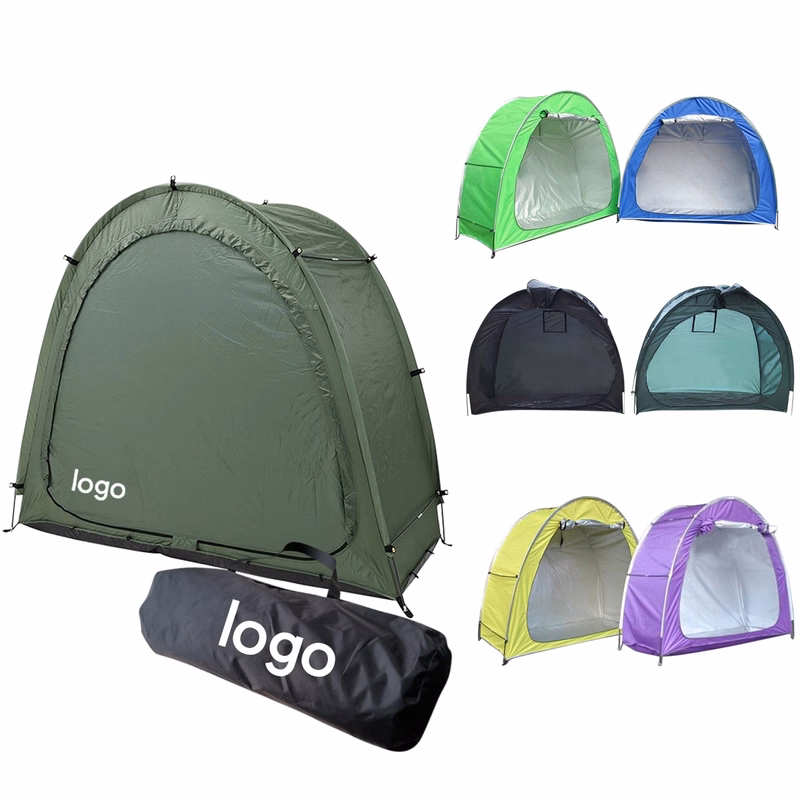 210D Waterproof Coated Oxford Bike Storage Tent MOQ 50PCS