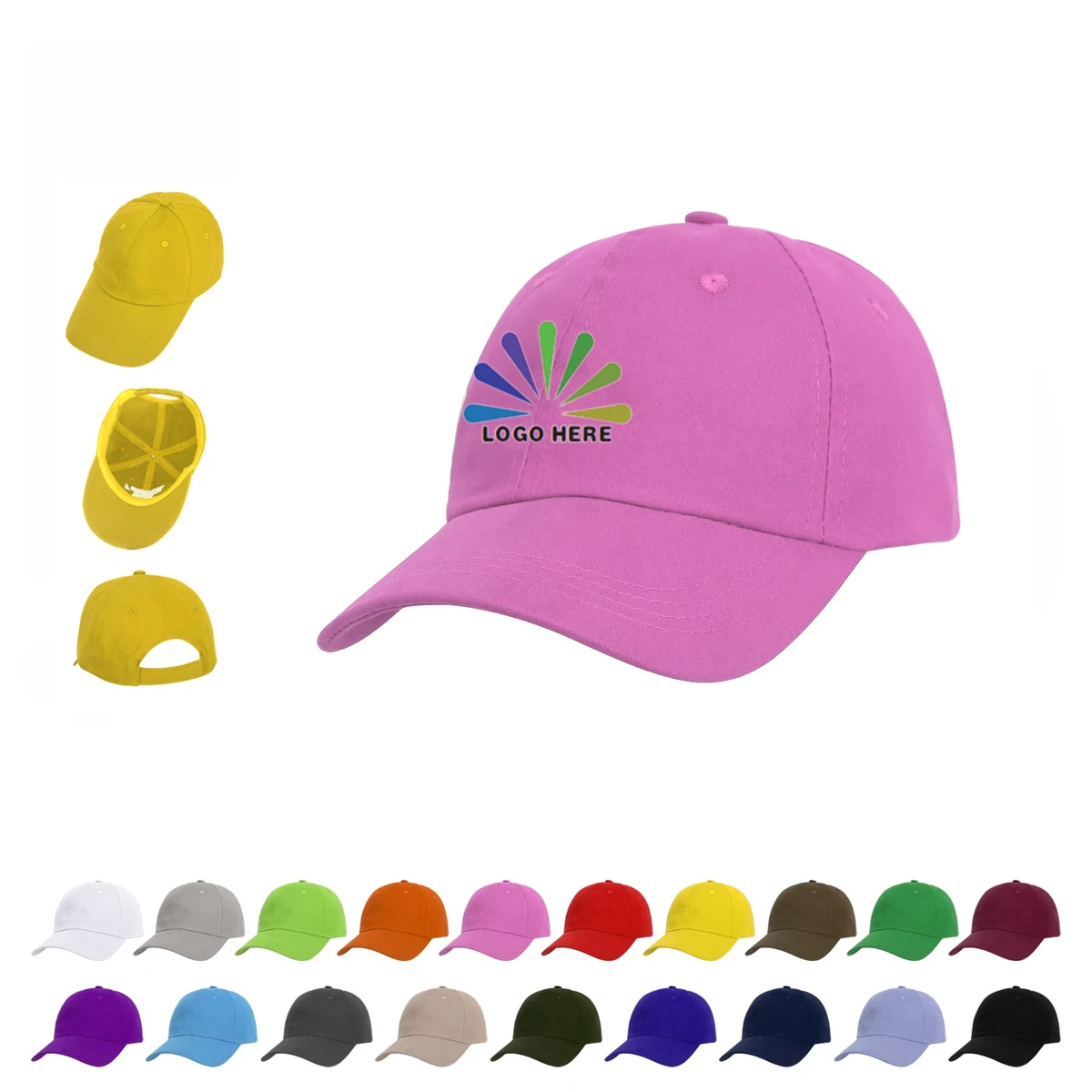 5 Panel Polyester Cap MOQ 1pcs 1