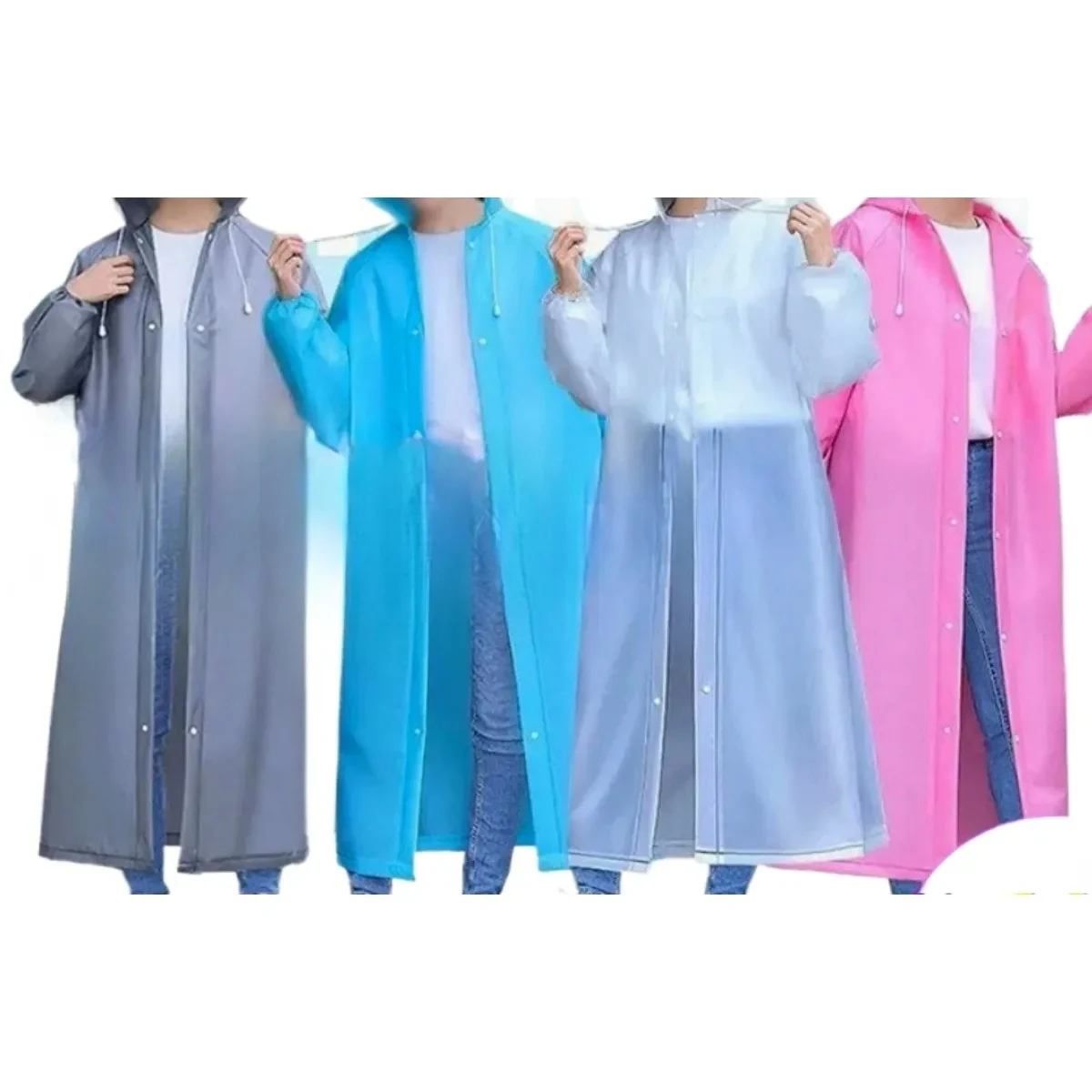 Portable Eva Raincoats For Adult 1