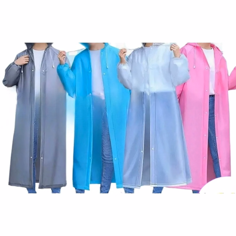 Portable Eva Raincoats For Adult