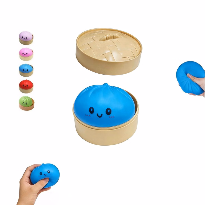 2.4" Baozi Squeeze Toy