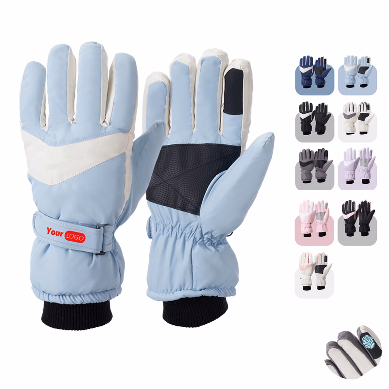 Custom Logo Waterproof Winter Sports Gloves