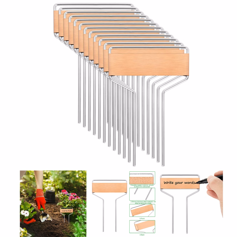 Copper Metal Plant Markers
