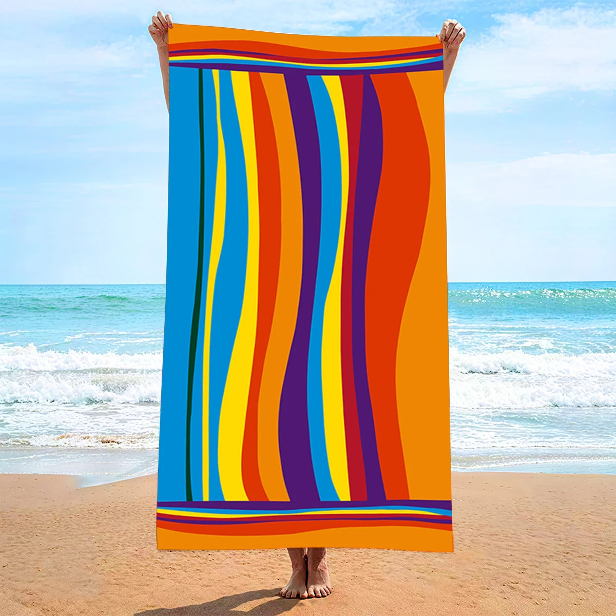 Custom Microfiber Beach Towel 1