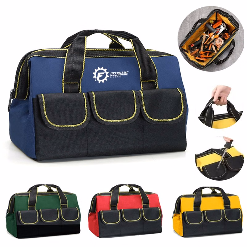 Heavy Duty Tool Bag Wide Mouth Tote