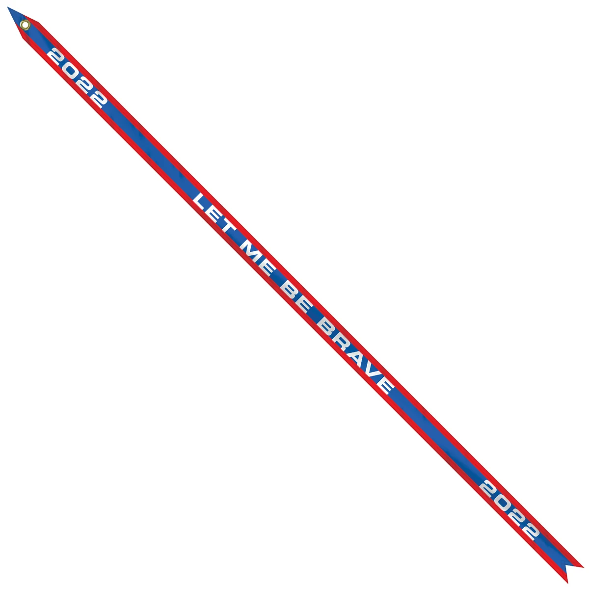 1 3/8" x 48" Custom Printed Knit Polyester Streamer 1