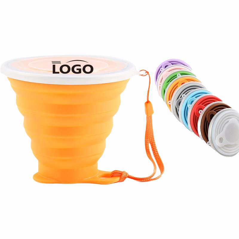 9oz Silicone Travel Portable Water Cup MOQ20