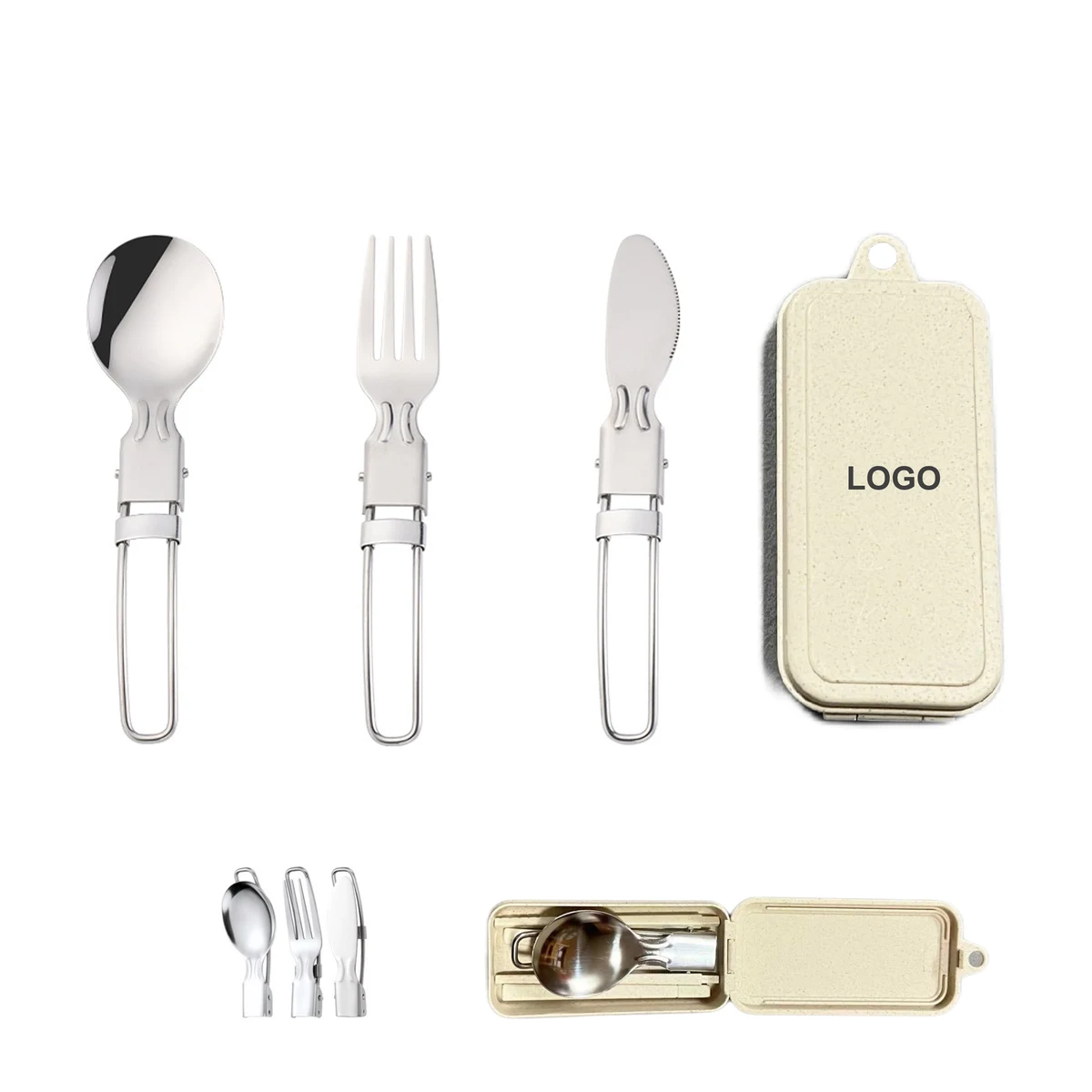 Foldable Picnic Cutlery Set (direct import) 1