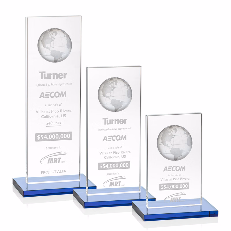 Brannigan Globe Award - Sky Blue