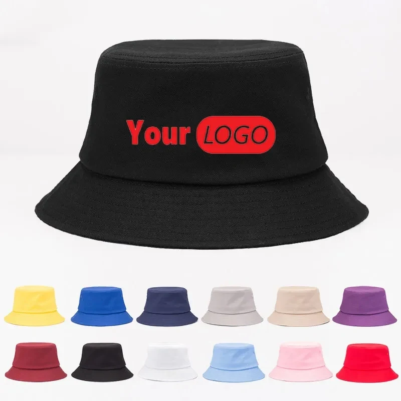 100% Cotton Bucket Hat Summer Travel Beach Sun Cap 1