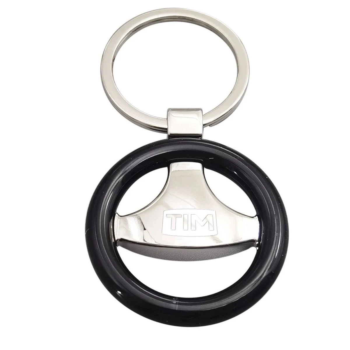 Plastic Steering Wheel Shaped Keychain 1