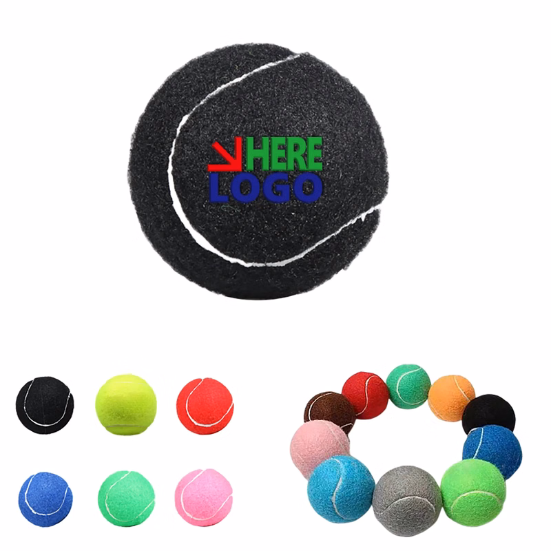 2.5 Inch Colored Interactive Puppy Tennis Balls MOQ 50 PCS