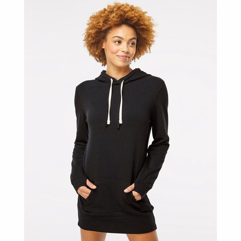 Women's Special Blend Hooded Sweatshirt Dress - PRM65DRS