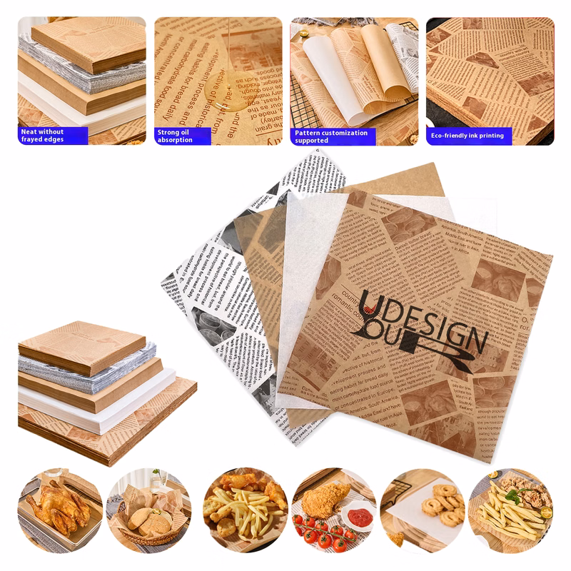 Custom Printed Grease-Resistant Paper