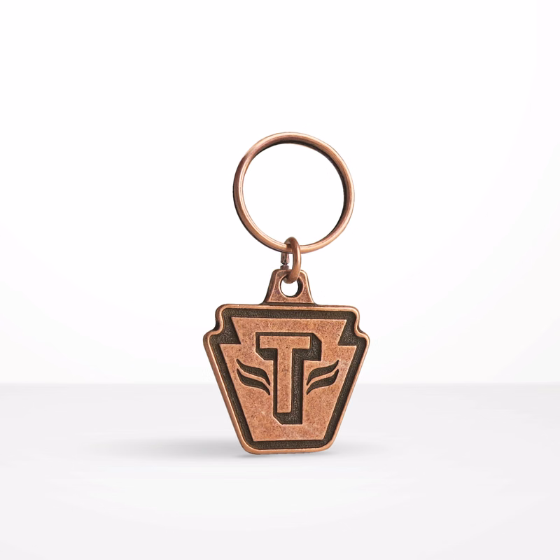 Die Struck Custom Econo 2D Key Chain
