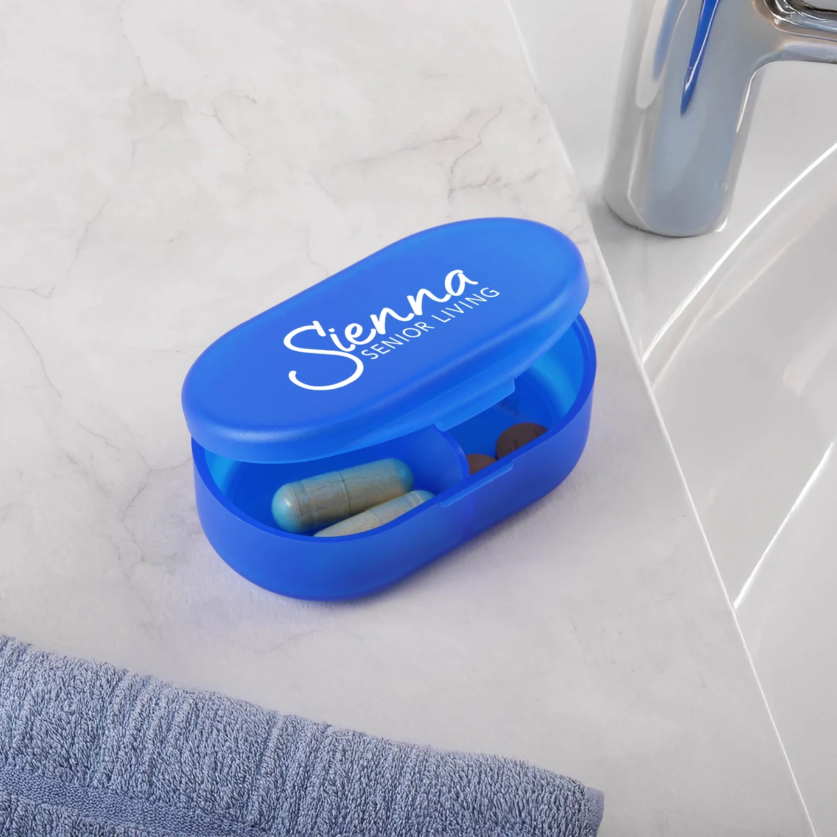 Dual Compartment Pill Box 1