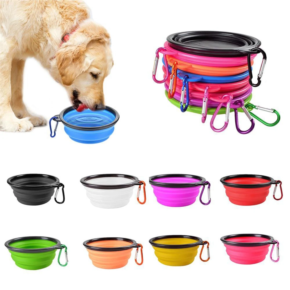 Collapsible Travel Dog Bowl 1