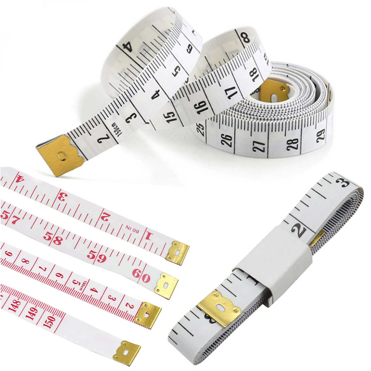 Two-sided Scale Colorful Small Leather Ruler 1